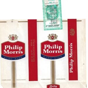 MARQUILLA PHILIP MORRIS 10 CIGARRILLOS INDUSTRIA ARGENTINA SOFT