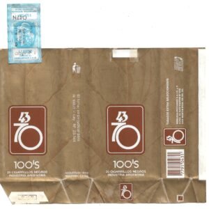 MARQUILLA 43/70 20 CIGARRILLOS INDUSTRIA ARGENTINA SOFT