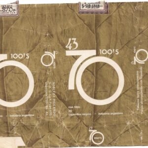 MARQUILLA 43/70 10 CIGARRILLOS INDUSTRIA ARGENTINA SOFT