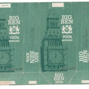 MARQUILLA BIG BEN 20 CIGARRILLOS INDUSTRIA ARGENTINA SOFT