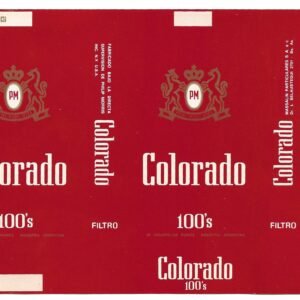 MARQUILLA COLORADO 20 CIGARRILLOS INDUSTRIA ARGENTINA SOFT