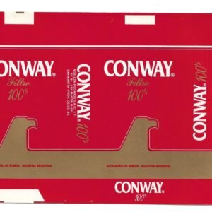 MARQUILLA CONWAY 20 CIGARRILLOS INDUSTRIA ARGENTINA SOFT