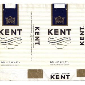 MARQUILLA KENT 20 CIGARRILLOS INDUSTRIA ARGENTINA SOFT