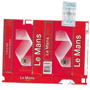 MARQUILLA LE MANS 20 CIGARRILLOS INDUSTRIA ARGENTINA SOFT
