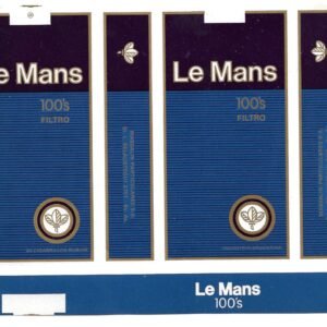 MARQUILLA LE MANS 20 CIGARRILLOS INDUSTRIA ARGENTINA SOFT