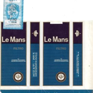 MARQUILLA LE MANS 10 CIGARRILLOS INDUSTRIA ARGENTINA SOFT