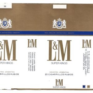 MARQUILLA L&M 20 CIGARRILLOS INDUSTRIA ARGENTINA SOFT