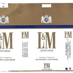 MARQUILLA L&M 20 CIGARRILLOS INDUSTRIA ARGENTINA SOFT