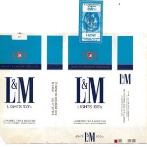 MARQUILLA L&M 20 CIGARRILLOS INDUSTRIA ARGENTINA SOFT