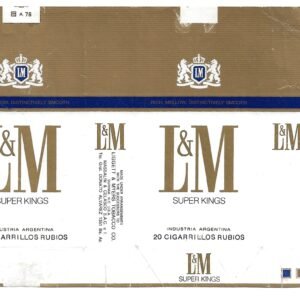 MARQUILLA L&M 20 CIGARRILLOS INDUSTRIA ARGENTINA SOFT