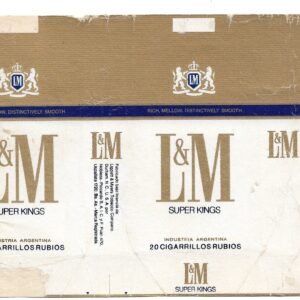 MARQUILLA L&M 20 CIGARRILLOS INDUSTRIA ARGENTINA SOFT