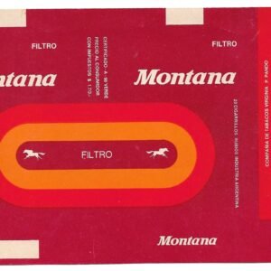 MARQUILLA MONTANA 20 CIGARRILLOS INDUSTRIA ARGENTINA SOFT