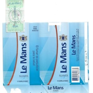 MARQUILLA LE MANS 10 CIGARRILLOS INDUSTRIA ARGENTINA SOFT