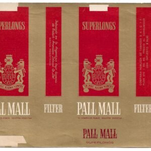 MARQUILLA PALL MALL 20 CIGARRILLOS INDUSTRIA ARGENTINA SOFT