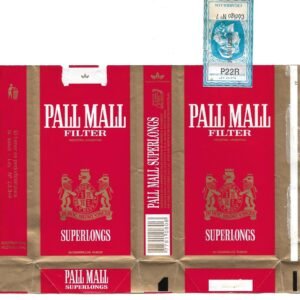 MARQUILLA PALL MALL 20 CIGARRILLOS INDUSTRIA ARGENTINA SOFT
