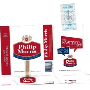MARQUILLA PHILIP MORRIS 20 CIGARRILLOS INDUSTRIA ARGENTINA SOFT