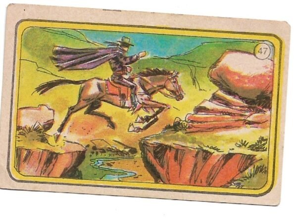 FIGURITA EL ZORRO 1977 N°47
