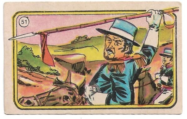 FIGURITA EL ZORRO 1977 N°51