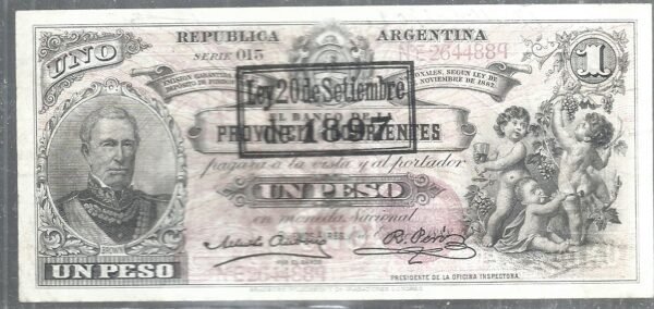 ARGENTINA BANCO GARANTIDO CORRIENTES COL 101e