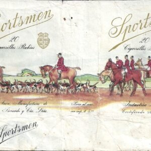 MARQUILLA SPORTSMEN 20 CIGARRILLOS INDUSTRIA ARGENTINA SOFT