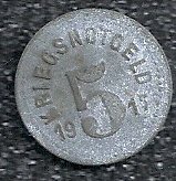 ALEMANIA KRIEGSNOTGELD SPEYER 5 PFENNIG 1917