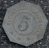 ALEMANIA MAGISTRAT DER STADT SAGAN 5 PFENNIG