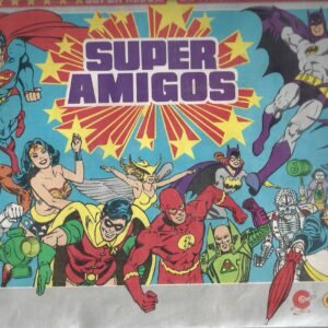ALBUM FIGURITAS SUPER AMIGOS COMPLETO CROMY 1985