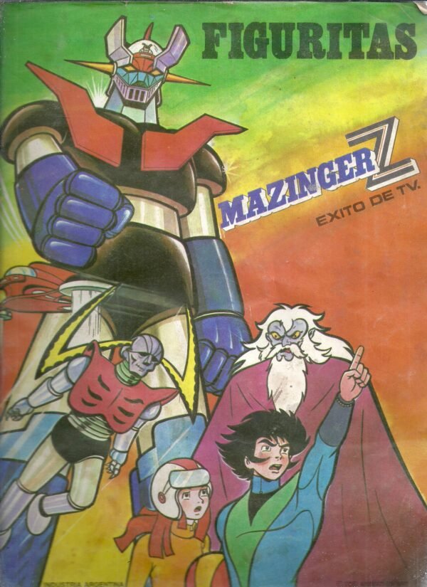 ALBUM FIGURITAS MAZINGER Z COMPLETO ULYTA FIGUS 1986