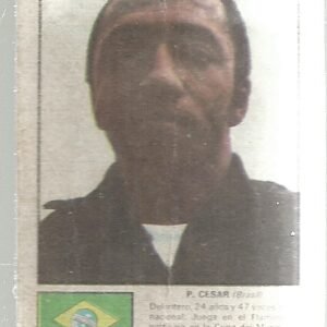 FIGURITA MUNDIAL 1974 CESAR BRASIL