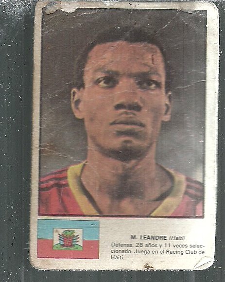 FIGURITA MUNDIAL 1974 LEANDRE HAITI