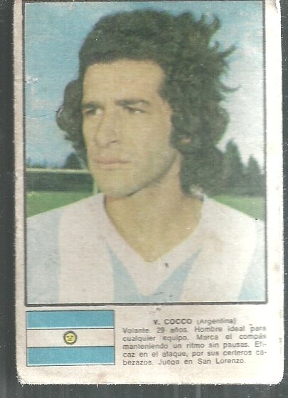 FIGURITA MUNDIAL 1974 COCCO ARGENTINA