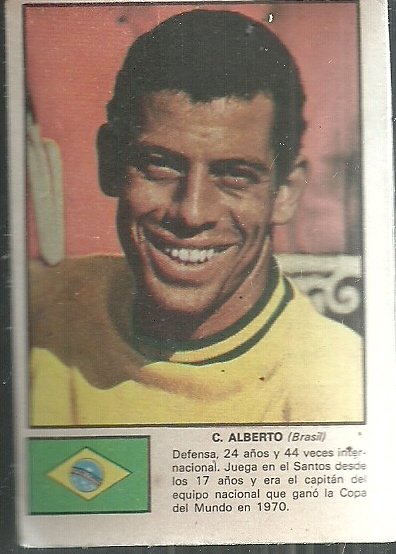 FIGURITA MUNDIAL 1974 ALBERTO BRASIL
