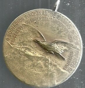 MEDALLA ASOCIACION DAMAS DESCENTIENTES DE PROCERES Y GUERREROS DE LA INDEPENDENCIA NOMINADA ACB DAMAS PATRICIAS