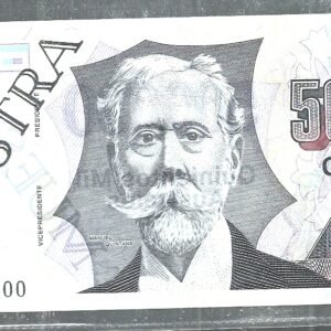 ARGENTINA BILLETE MUESTRA 500000 AUSTRALES