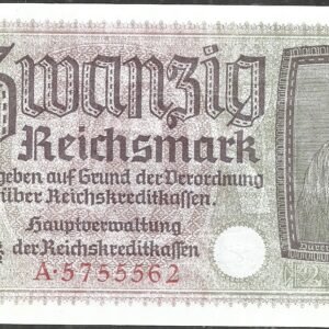 ALEMANIA 20 REICHMARK OCUPACION WWIII PR 139