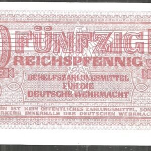 ALEMANIA 50 REICHSPFENNIG 1942 OCUPACION WWIII PR 35