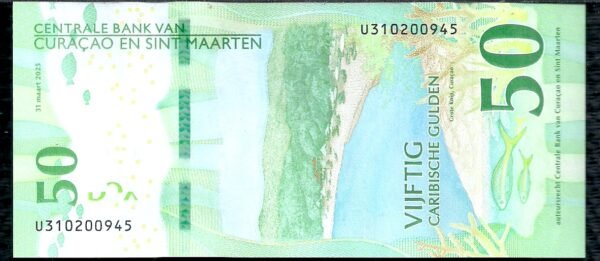 CURACAO SAINT MARTEN 50 GULDEN 2025 - Imagen 2