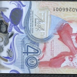 CARIBE DEL ESTE 2 DOLARES PW 61 UNC 2023