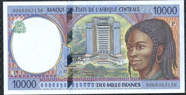 CHAD 10000 FRANCS 2000 UNC P605