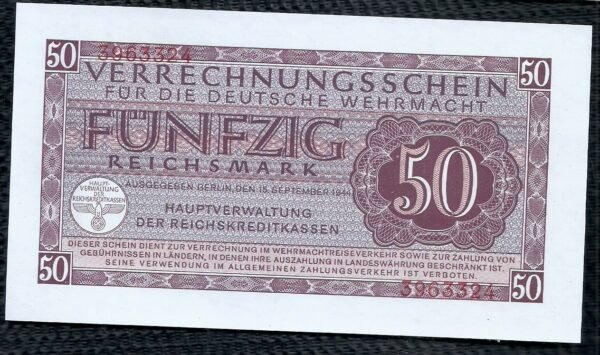 ALEMANIA 50 REICHMARK 1944 OCUPACION WWIII