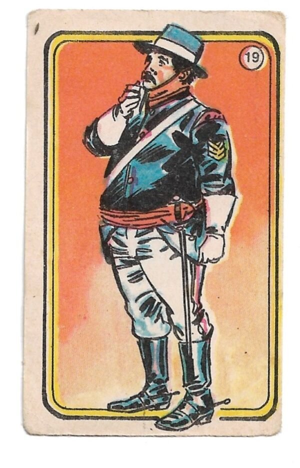 FIGURITA EL ZORRO 1977 N°19