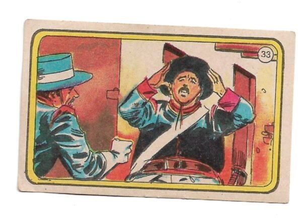 FIGURITA EL ZORRO 1977 N°33