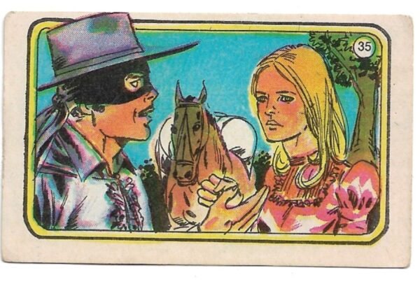 FIGURITA EL ZORRO 1977 N°35