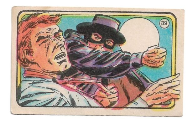FIGURITA EL ZORRO 1977 N°39