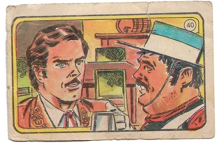 FIGURITA EL ZORRO 1977 N°40