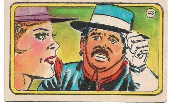 FIGURITA EL ZORRO 1977 N°43