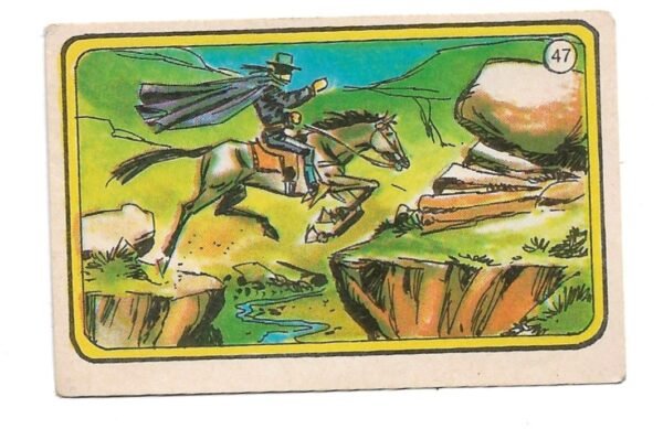 FIGURITA EL ZORRO 1977 N°47