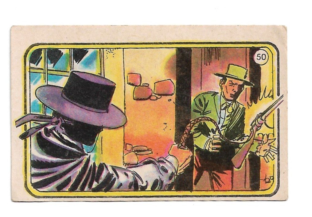 FIGURITA EL ZORRO 1977 N°50