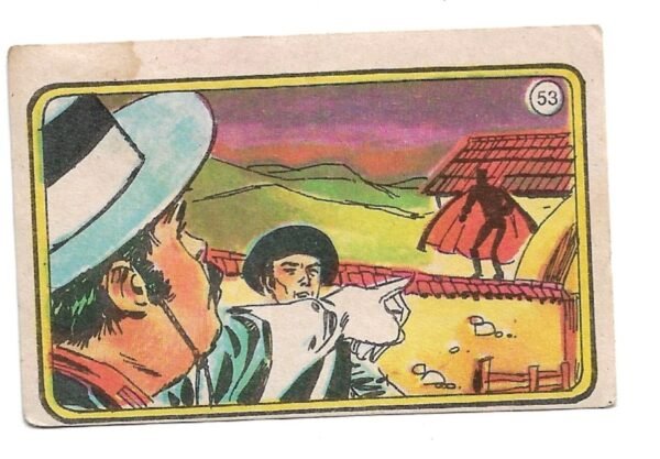 FIGURITA EL ZORRO 1977 N°53