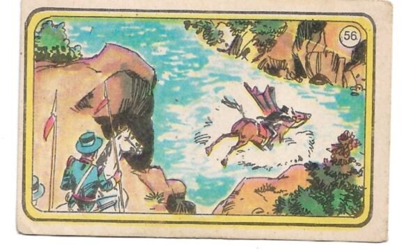 FIGURITA EL ZORRO 1977 N°56